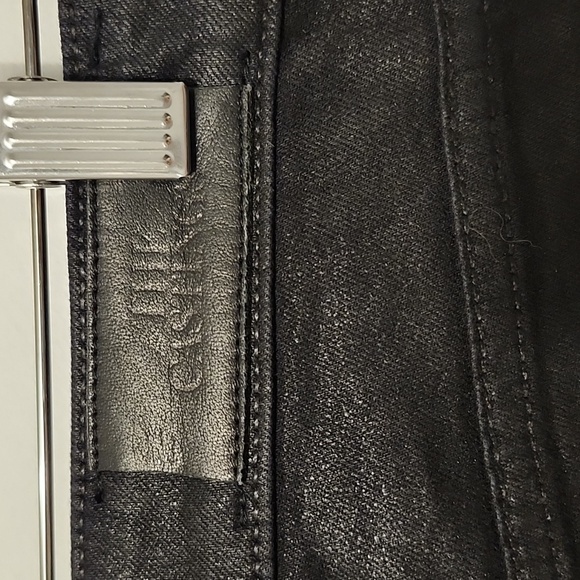 The Castings coated reactive dye black denim mid rise skinny size 27 - Picture 5 of 7